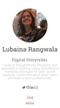 Mobile Screenshot of lubainarangwala.com